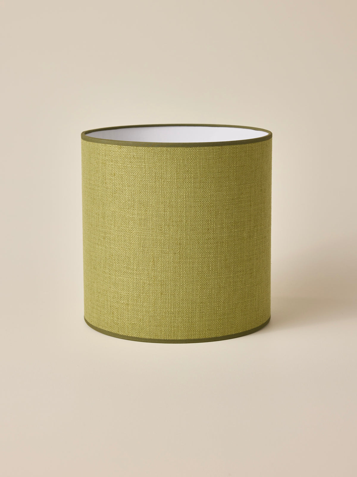 Abat-jour seventies olive - grand modèle Victoire