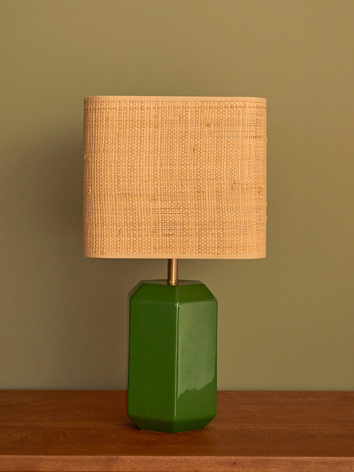 Small raphia lampshade