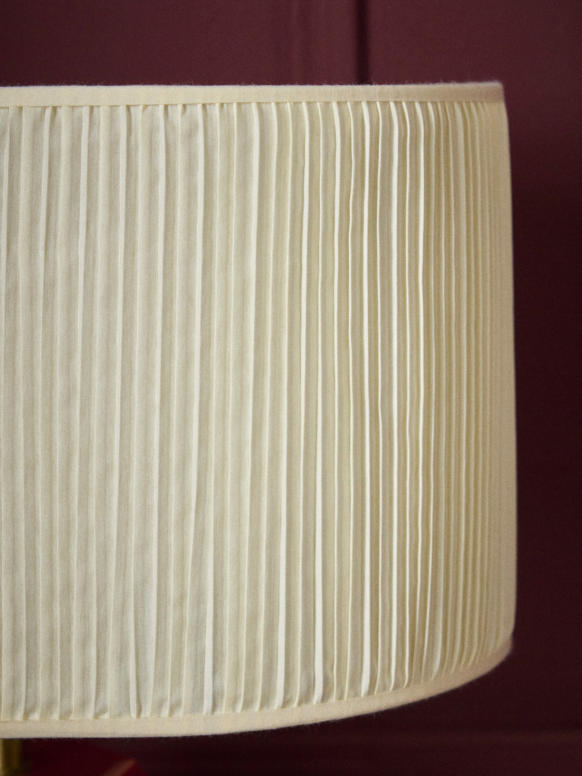 Oval pleated lampshade - Large