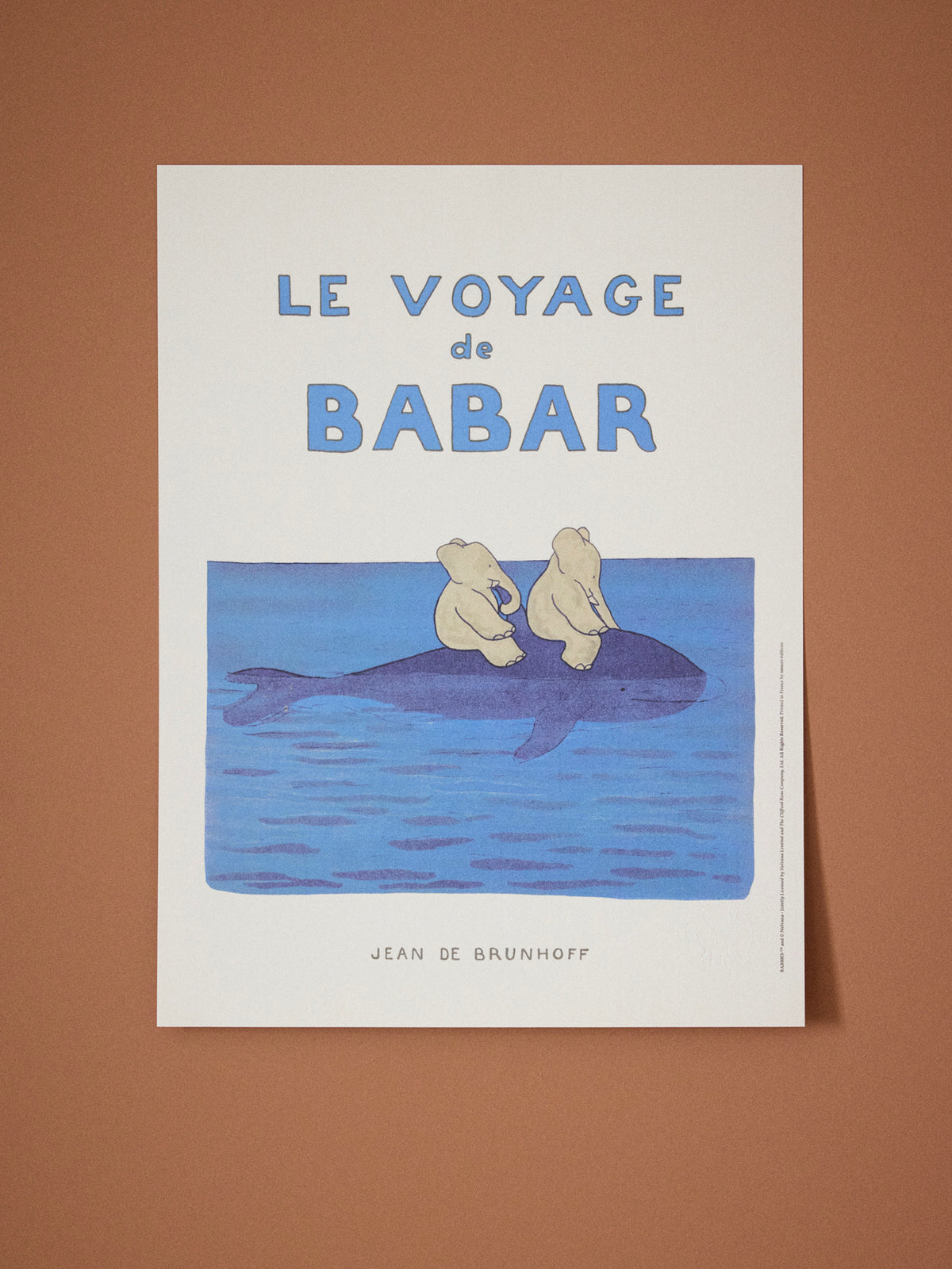 Affiche Babar Voyage - Oneart