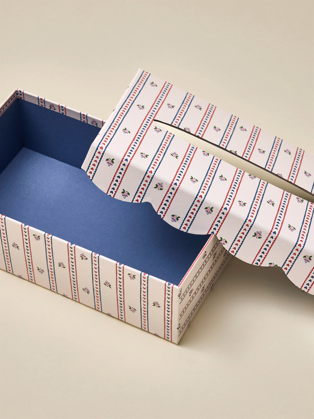 Printed tissue box