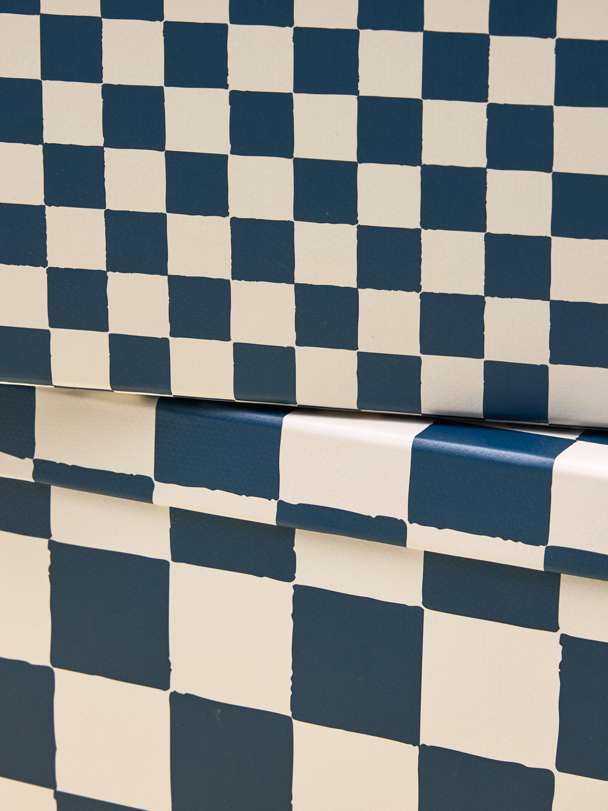 Boîte gigogne damier par lot de 2