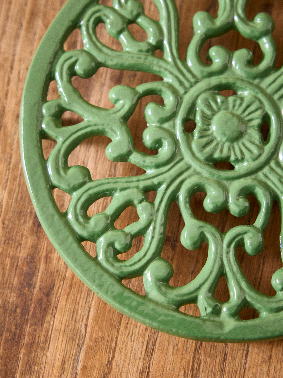 Dessous de plat rond en fonte