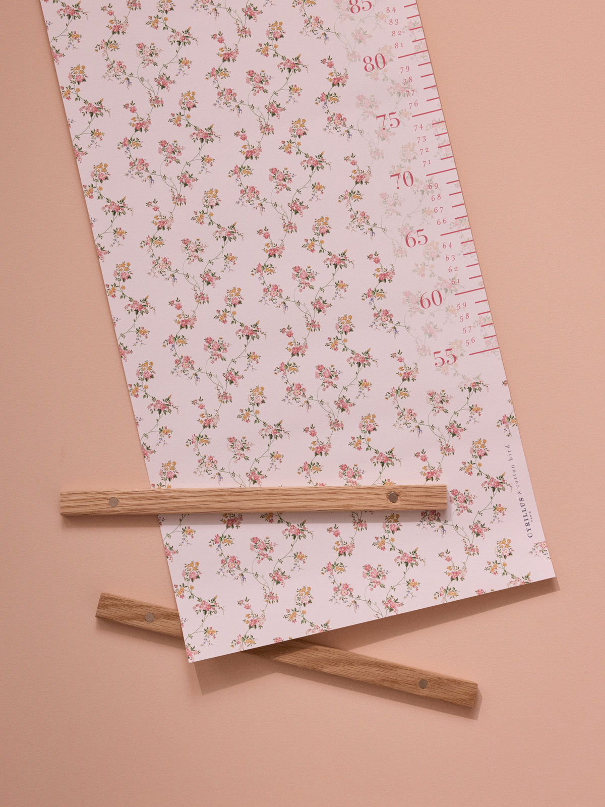 Floral measuring tape - Cyrillus x Cotton Bird