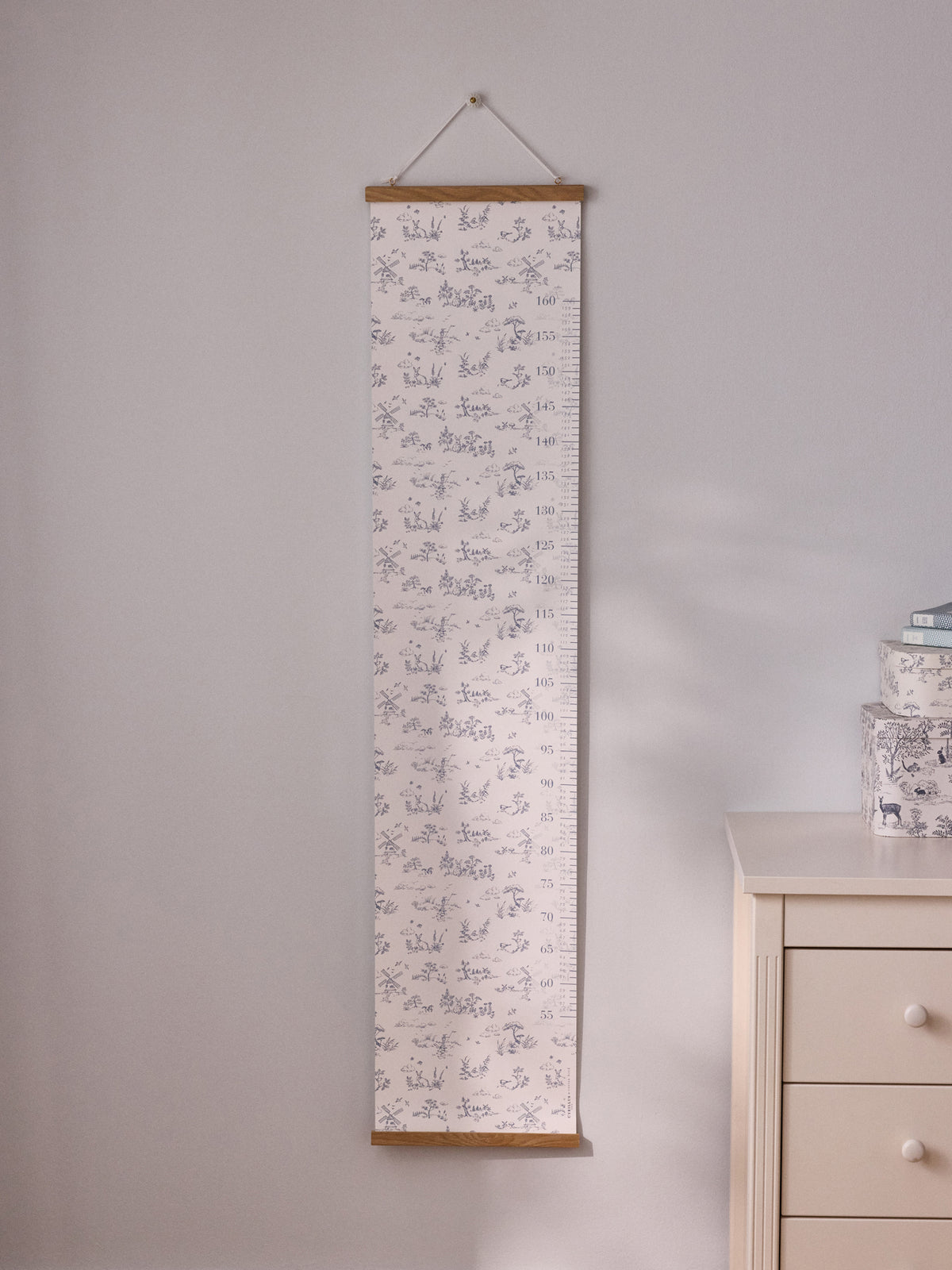 Toile de Jouy-inspired measuring tape - Cyrillus x Cotton Bird