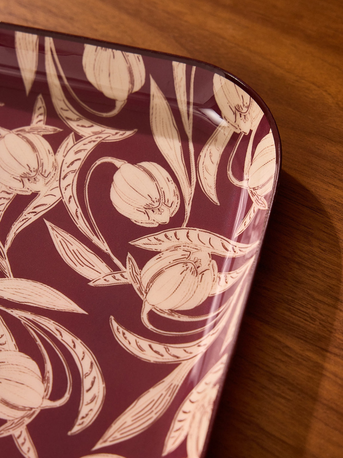 Crocus enameled tray - Small