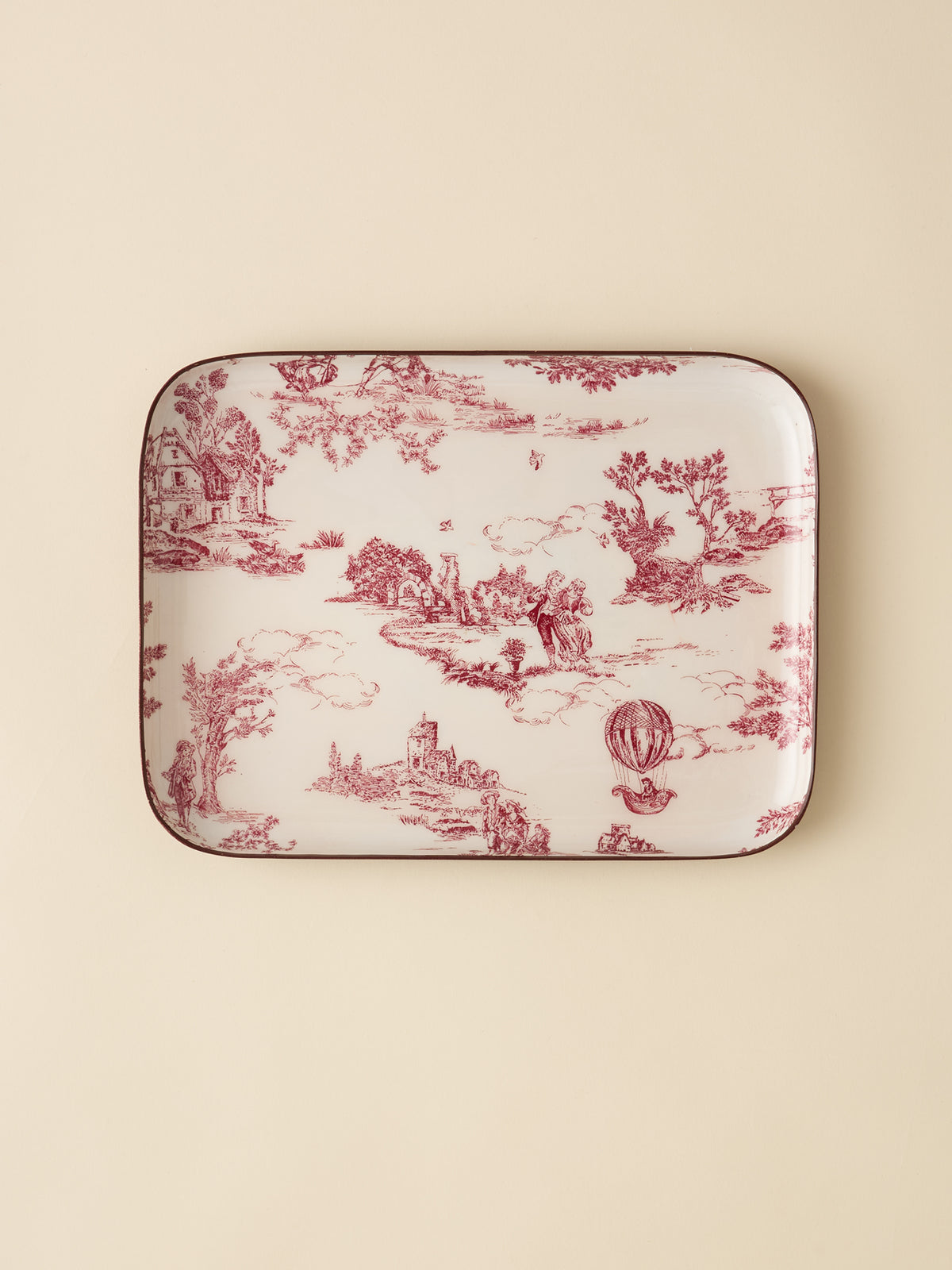 Enameled print tray - Large - MARQUISE BIRTHDAY COLLECTION