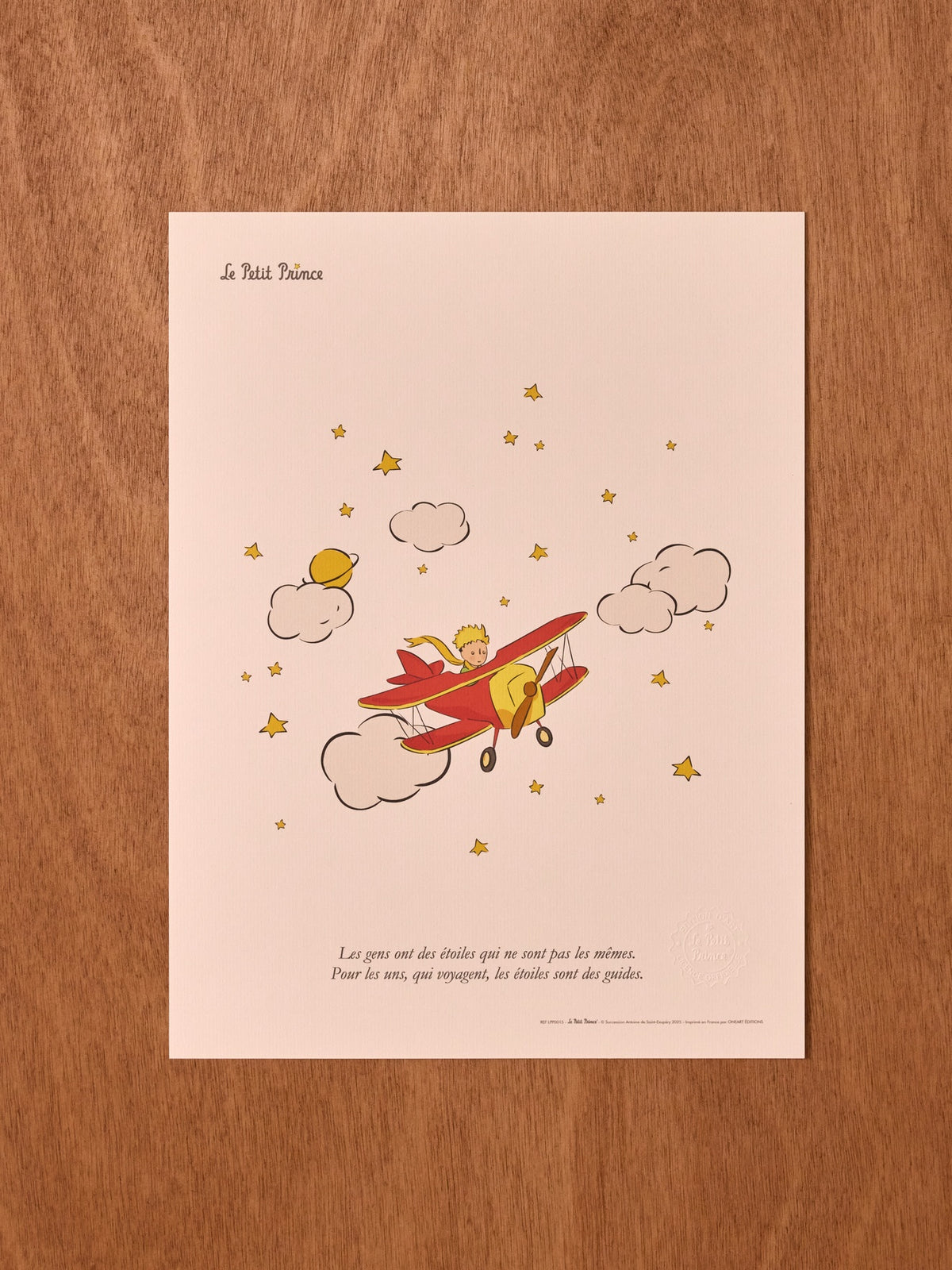 Affiche Petit Prince - Cyrillus X Oneart
