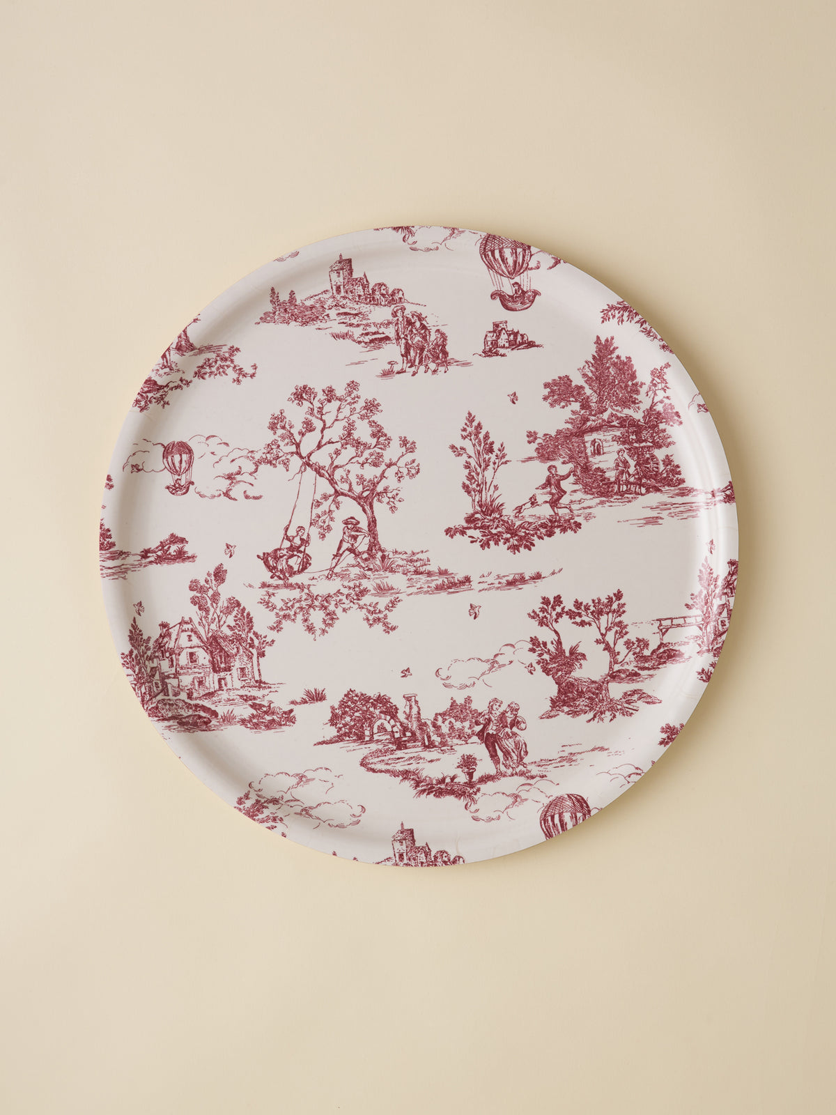 Round wooden tray - The Marquise Anniversary Collection
