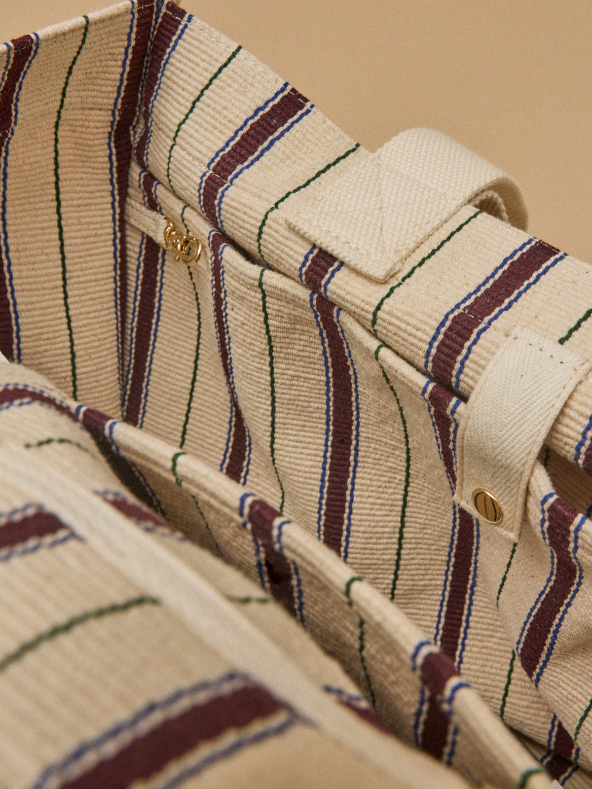 Maxi cabas rayé - Collaboration Moismont x Cyrillus