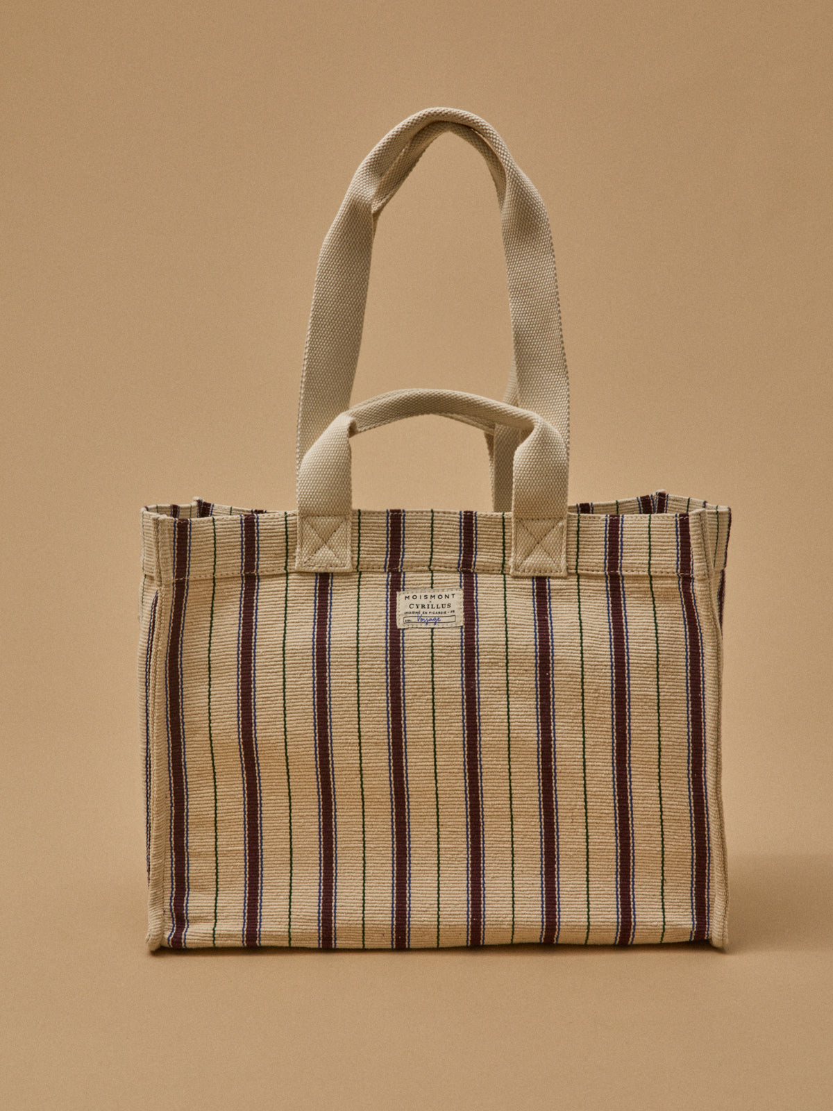 Maxi cabas rayé - Collaboration Moismont x Cyrillus