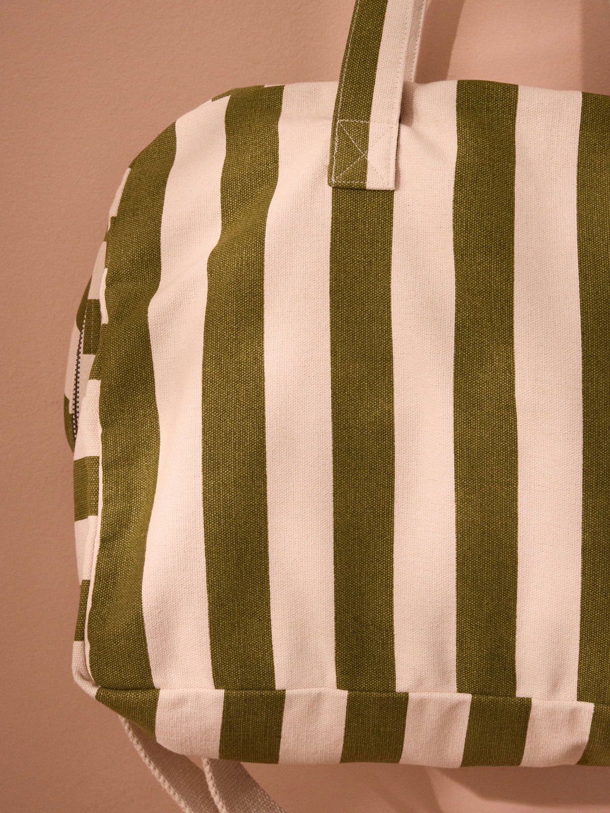 Sac week-end en toile rayée