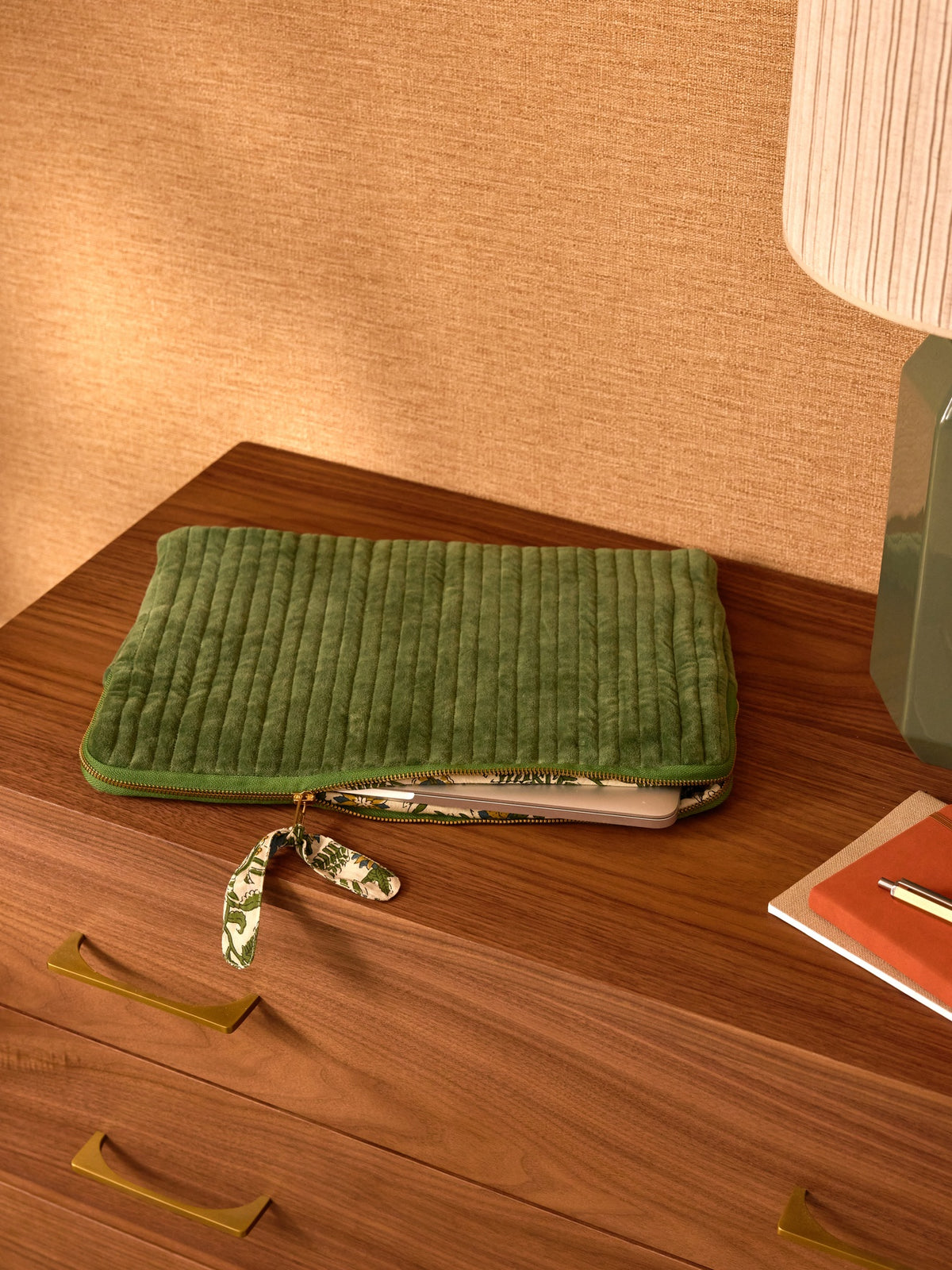 Velvet laptop cover