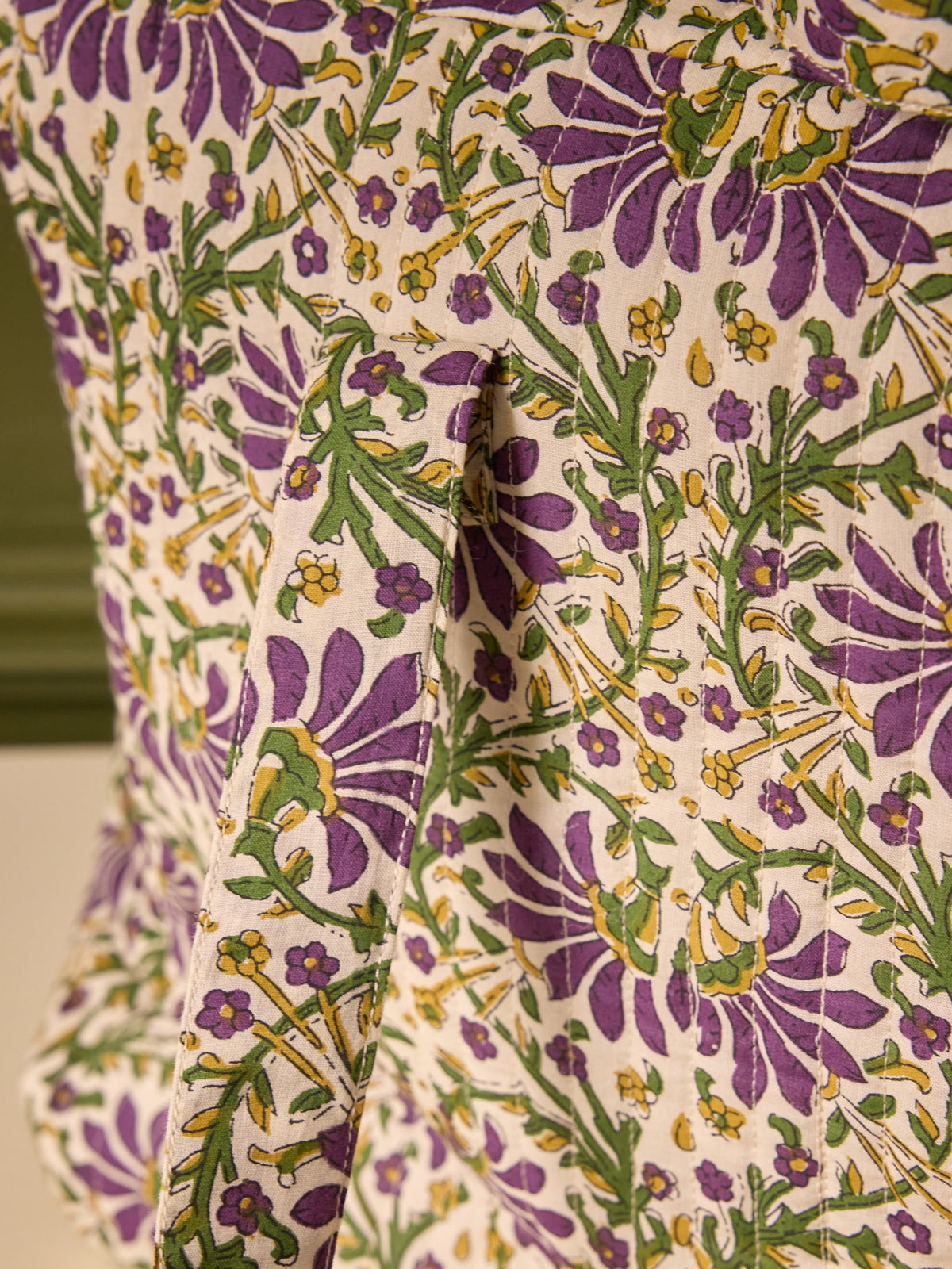 Weekend bag with Mysore Indian print