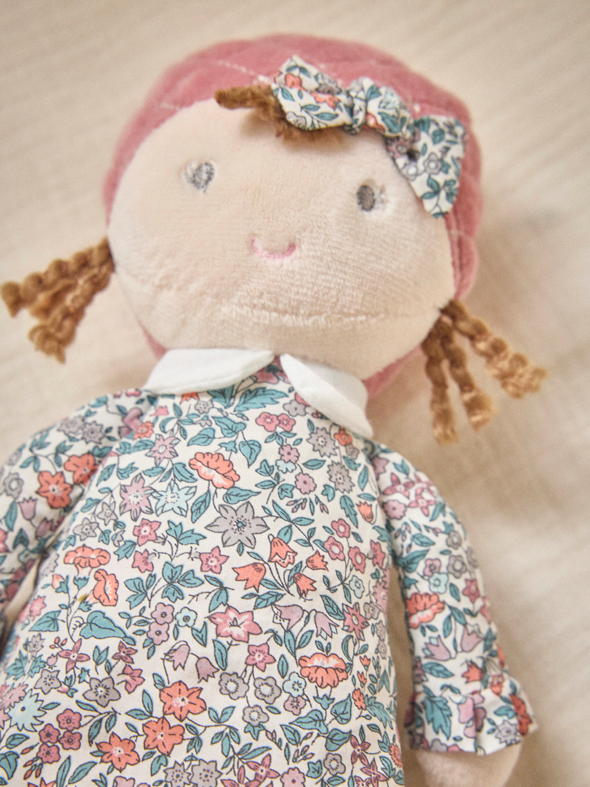 Louison doll  made with Liberty fabric