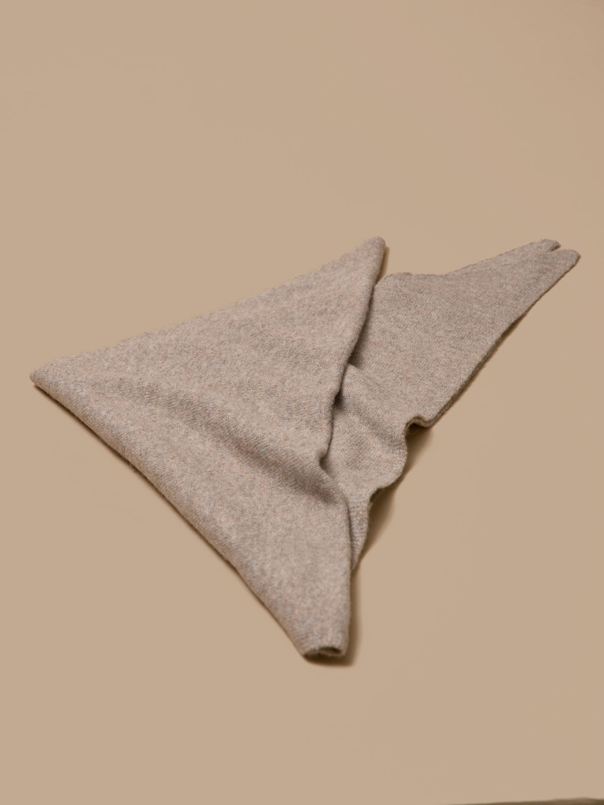 Adult's solid color triangular scarf