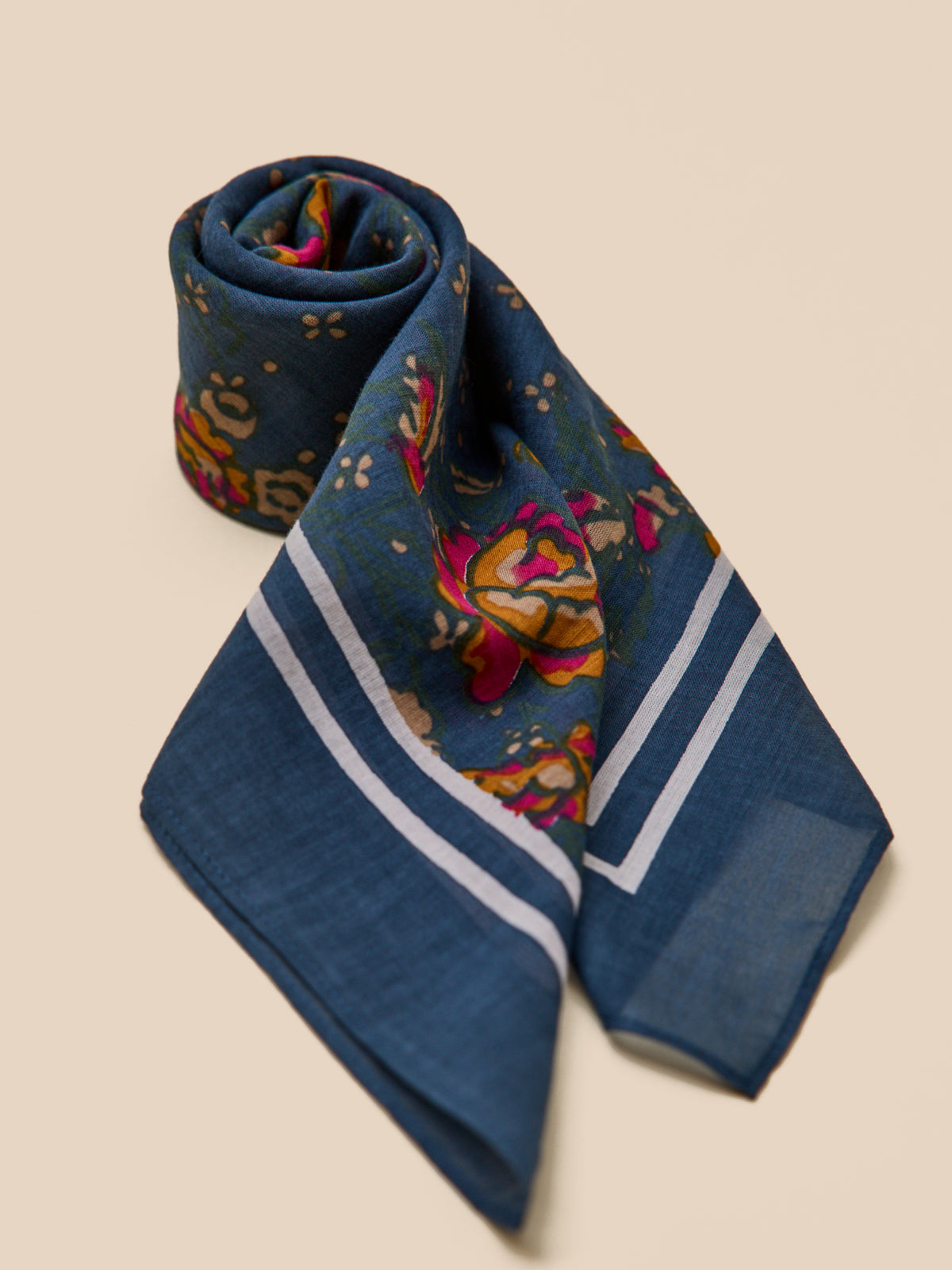 Women's floral print scarf