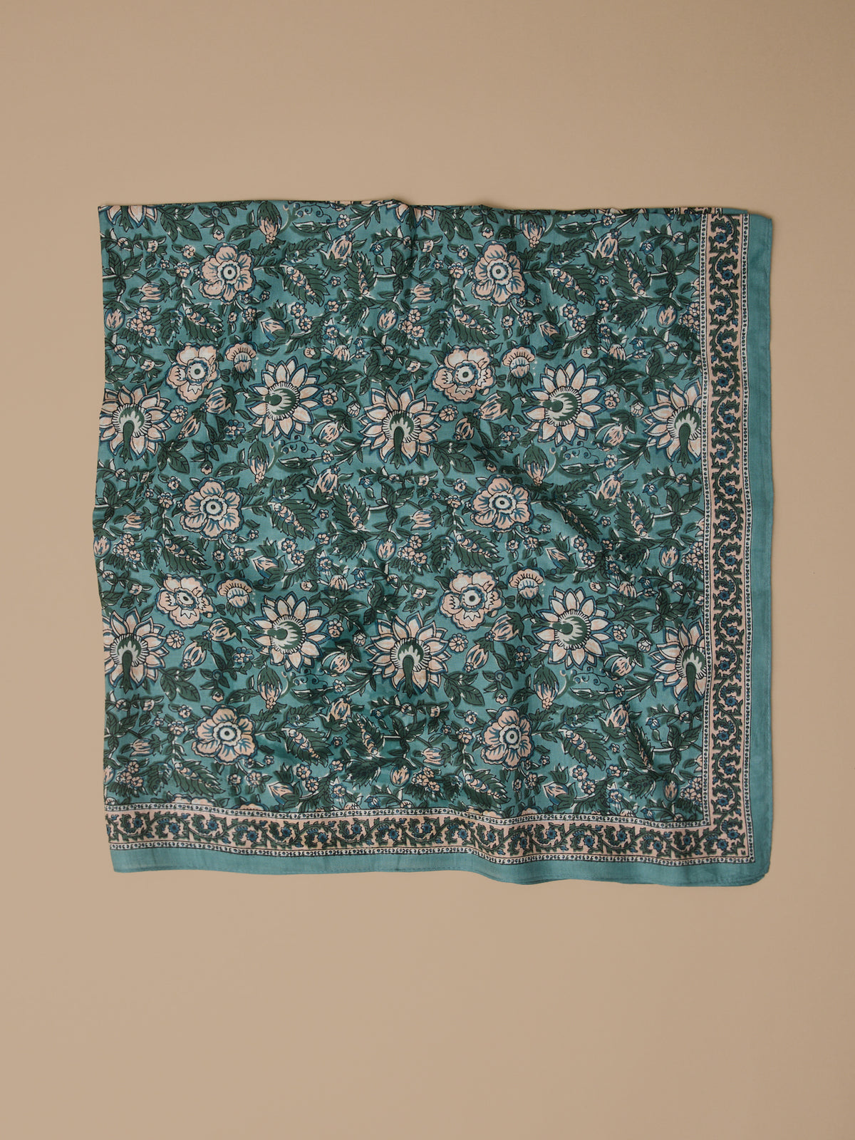 Women's floral print scarf