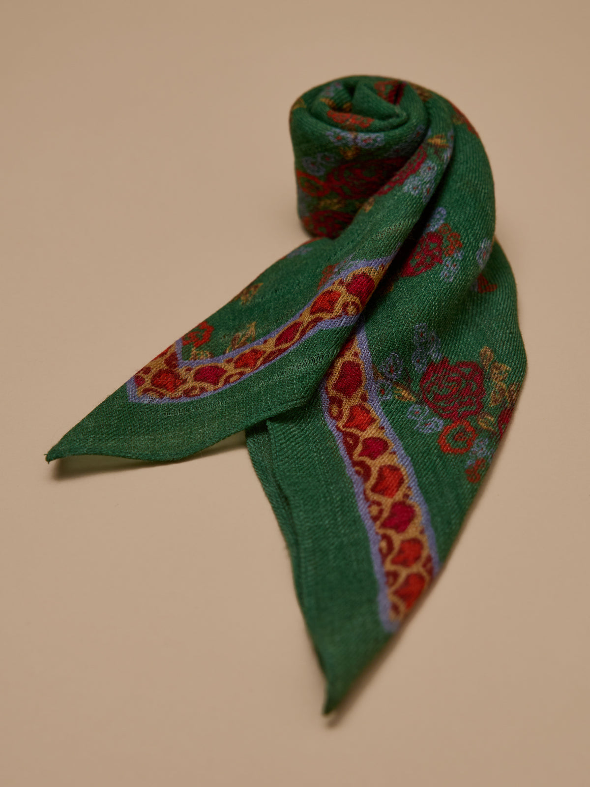 Bandana imprimé en laine femme