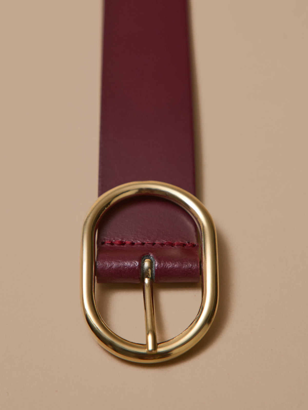Women's leather belt