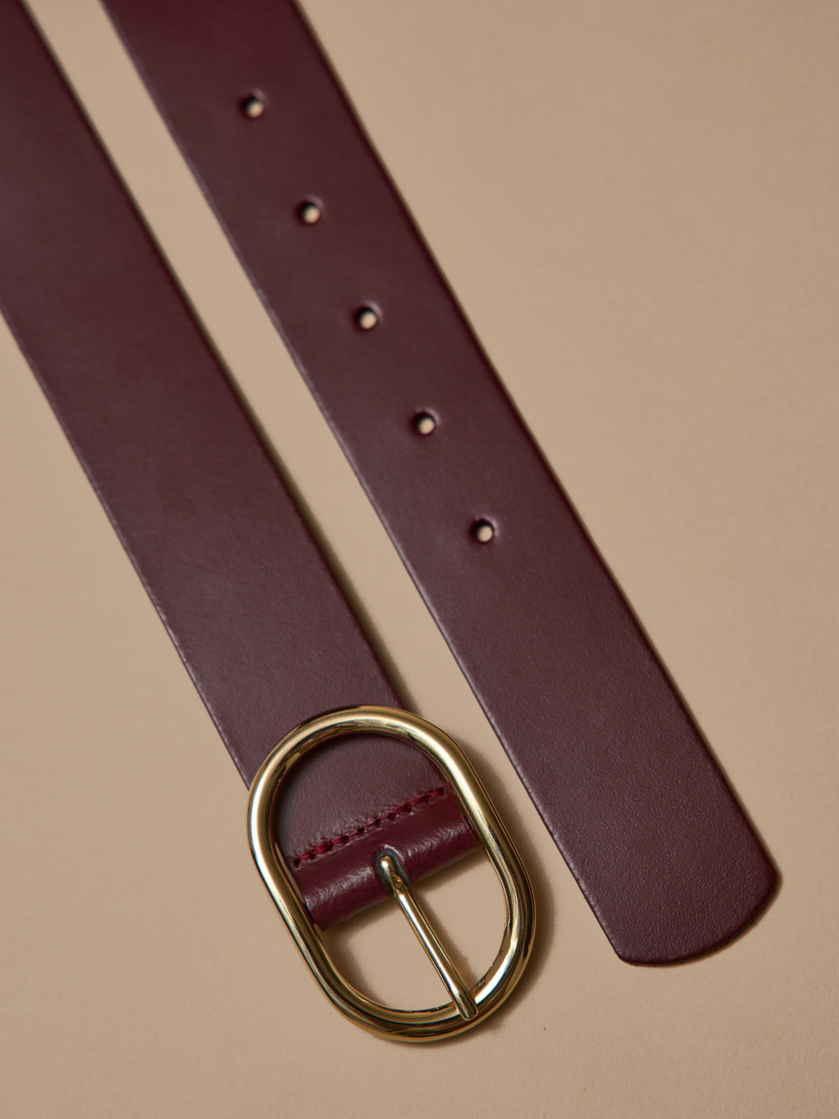 Women's leather belt