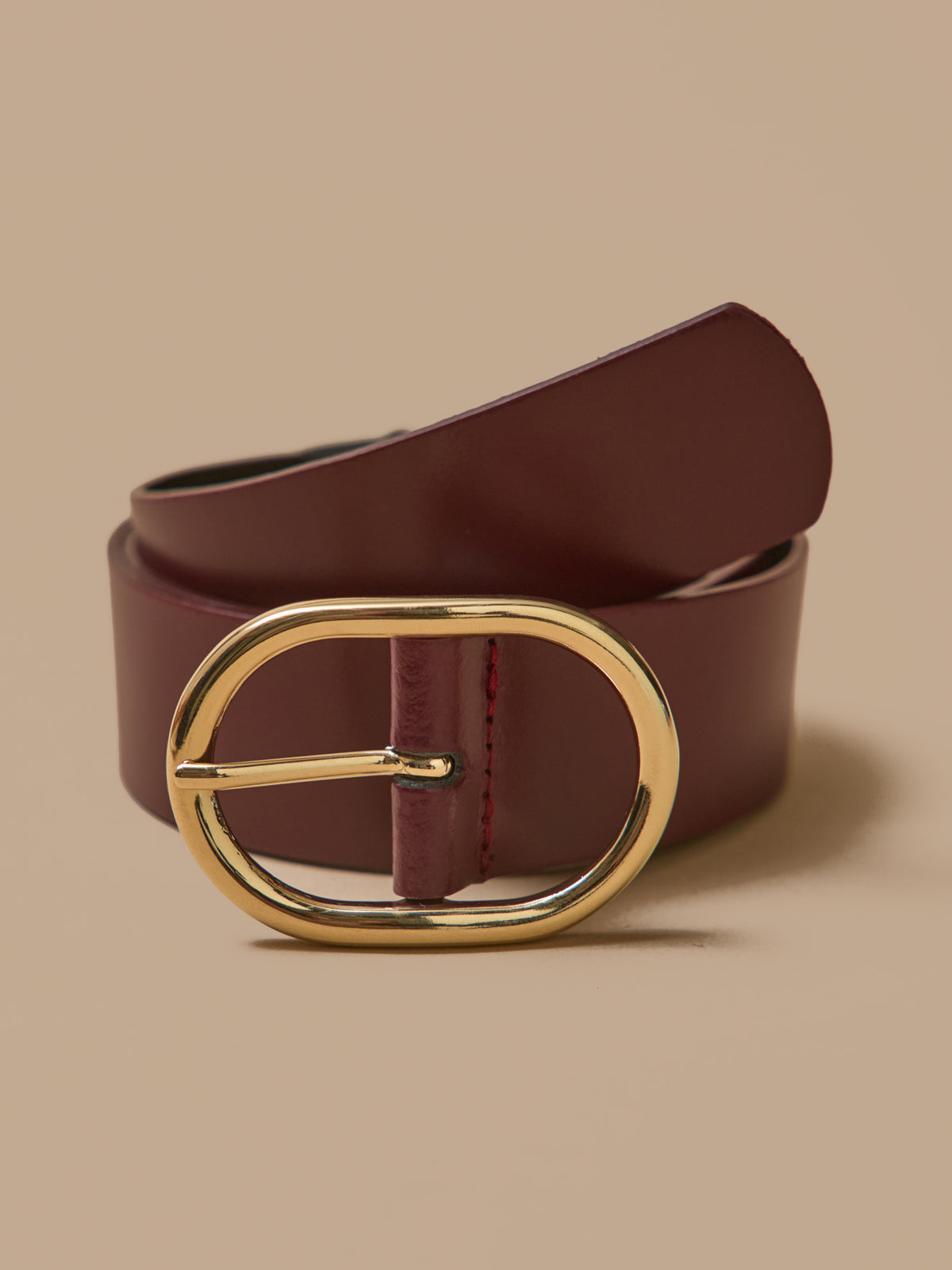 Women's leather belt