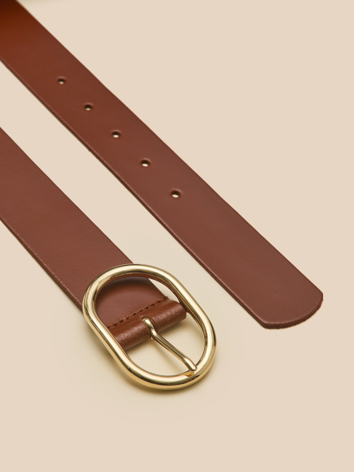 Women's leather belt