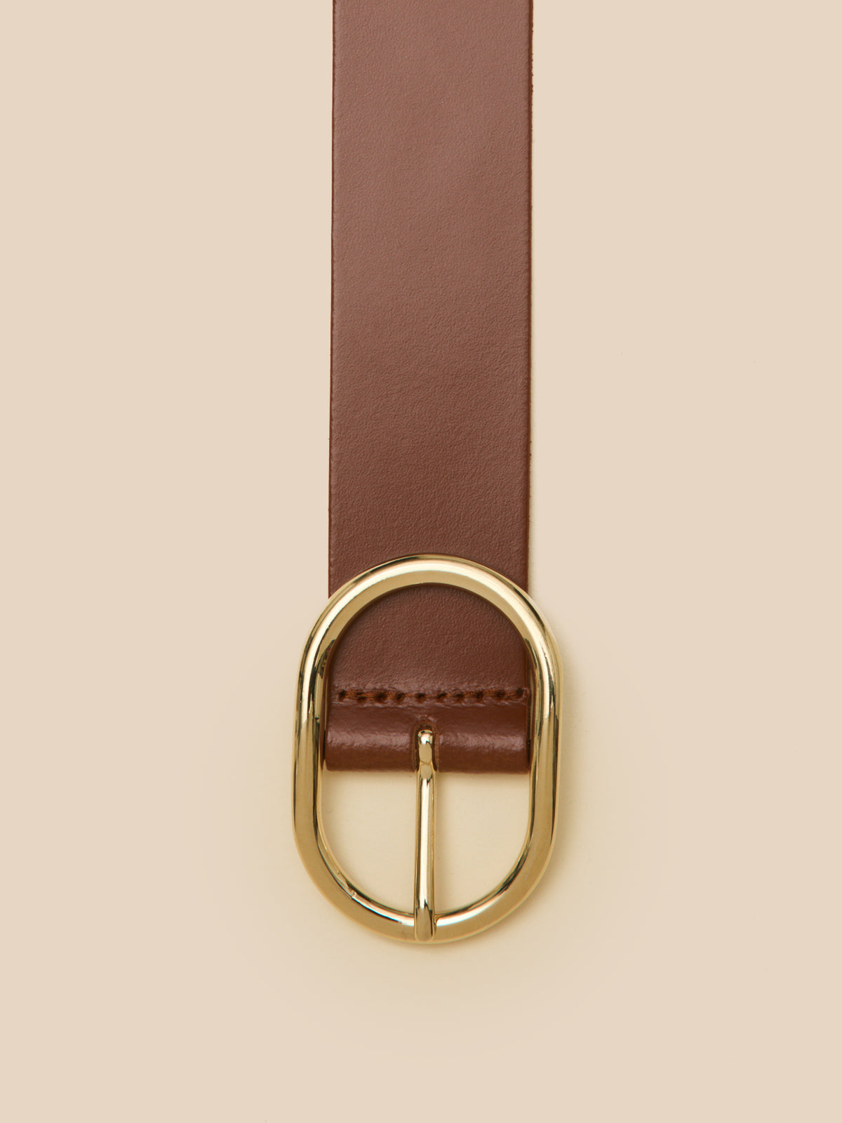 Women's leather belt