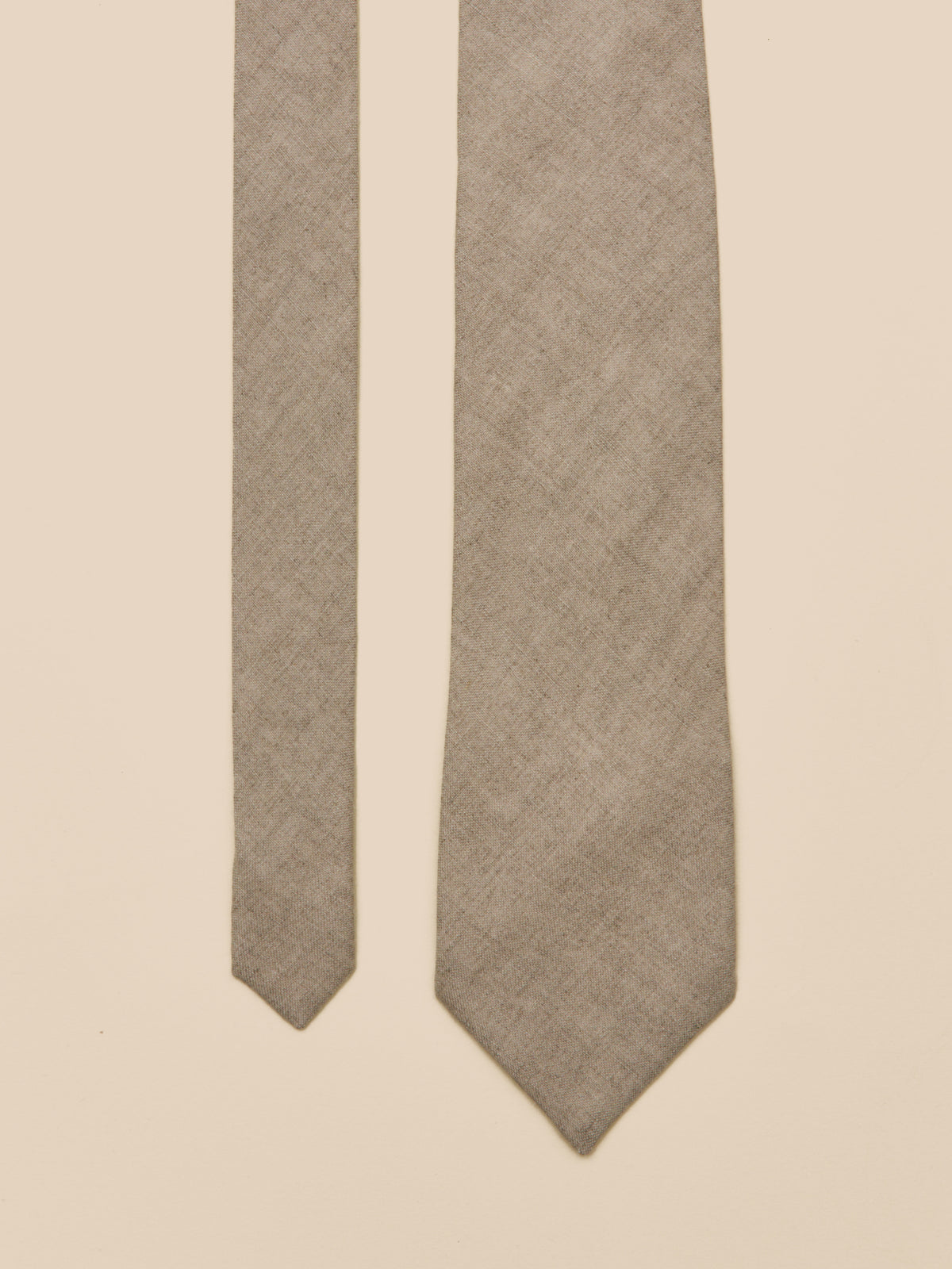 Linen tie made in France