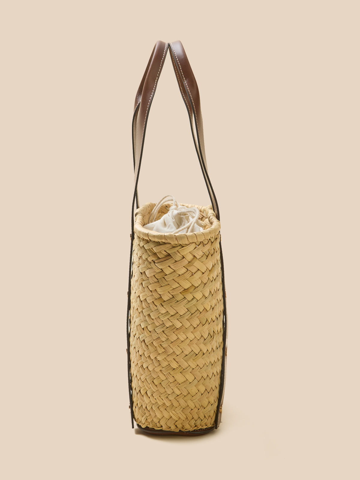 Sac cabas paille et cuir - Collection Maroquinerie Cyrillus
