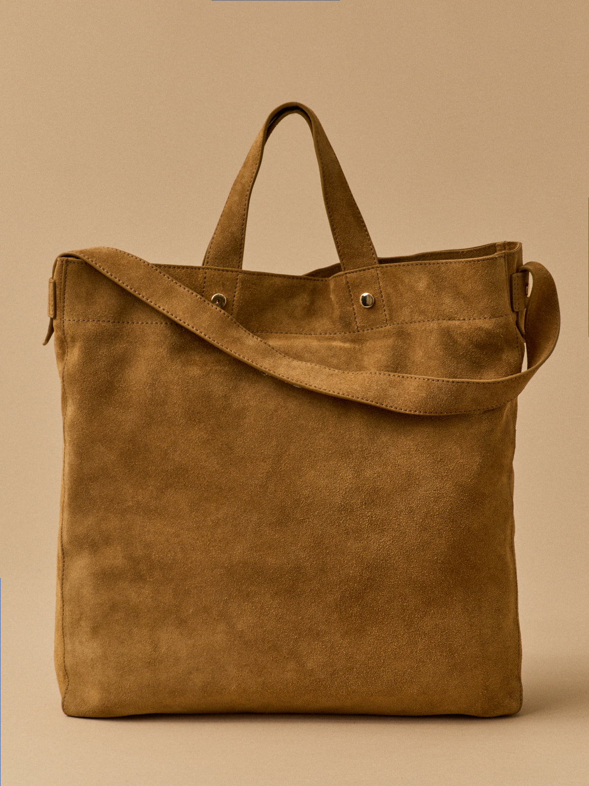 Women's leather tote bag - Cyrillus Small Leather Goods Collection