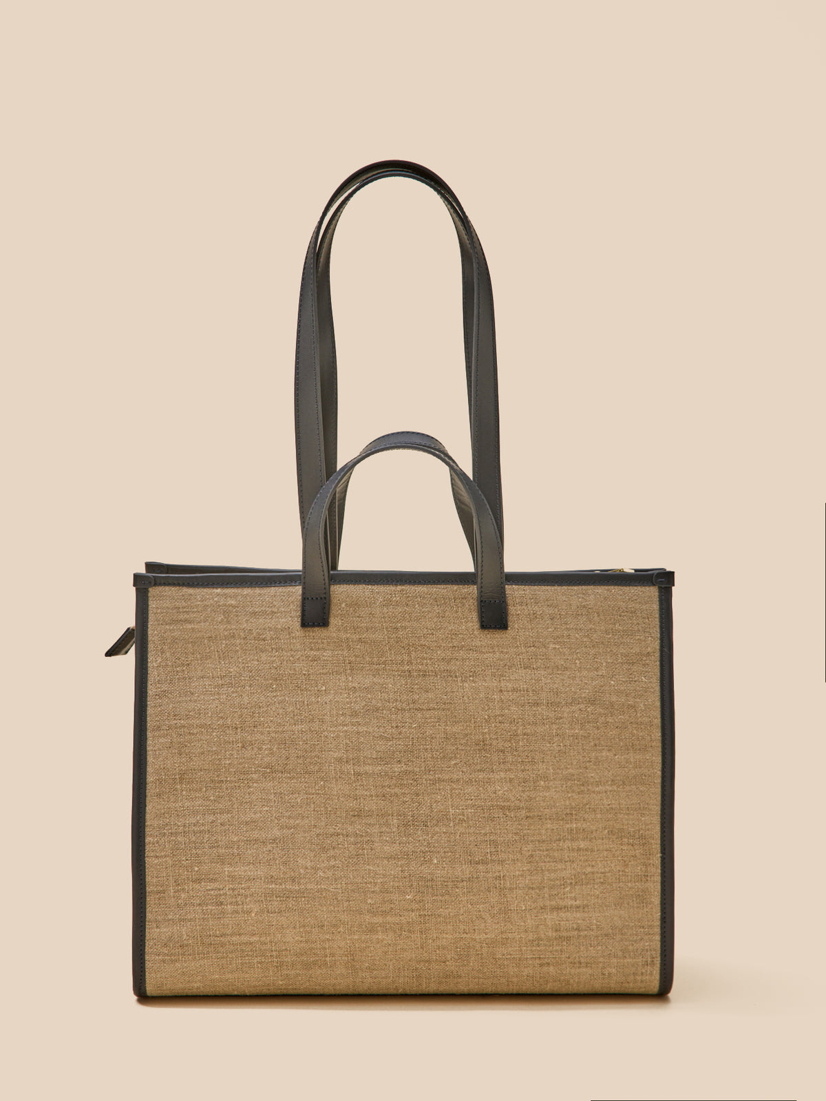Sac cabas femme bi-matière - Collection Maroquinerie Cyrillus