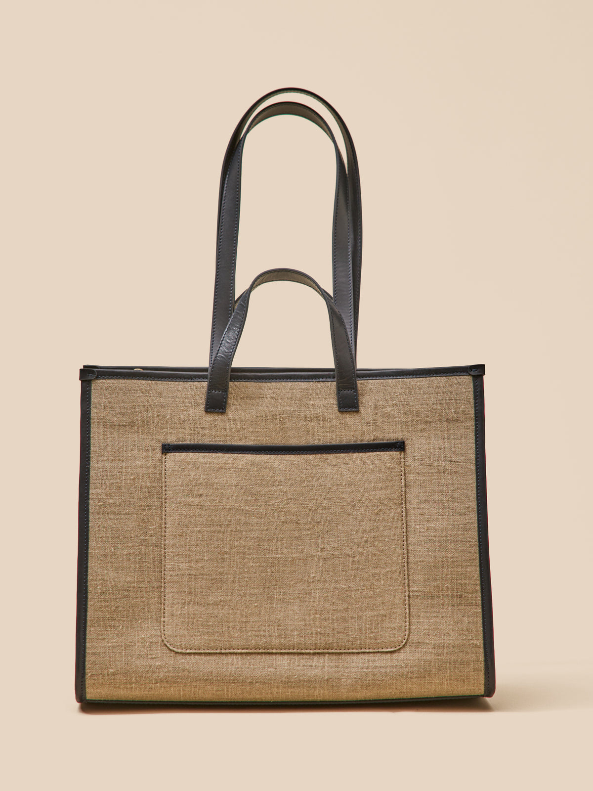 Sac cabas femme bi-matière - Collection Maroquinerie Cyrillus