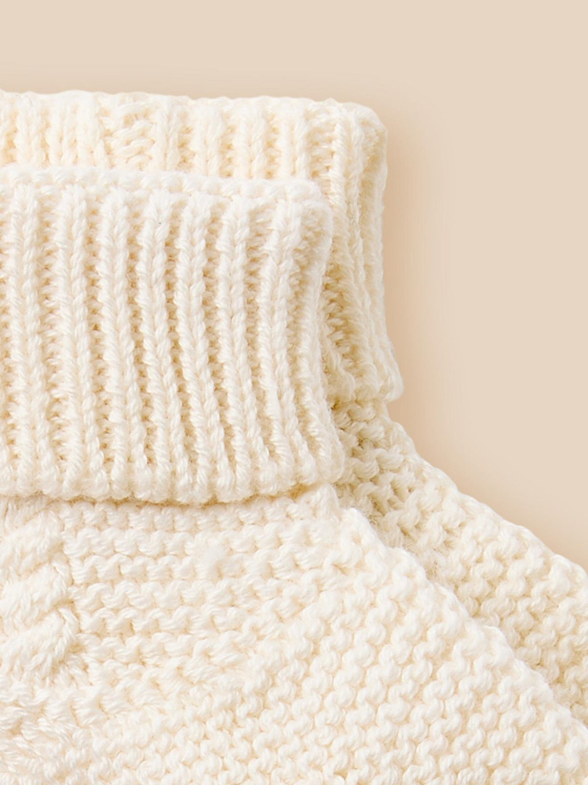Baby socks - Organic cotton and wool
