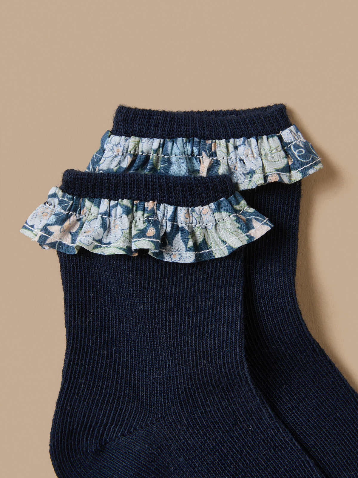 Frill Socks in Liberty Fabric for Baby