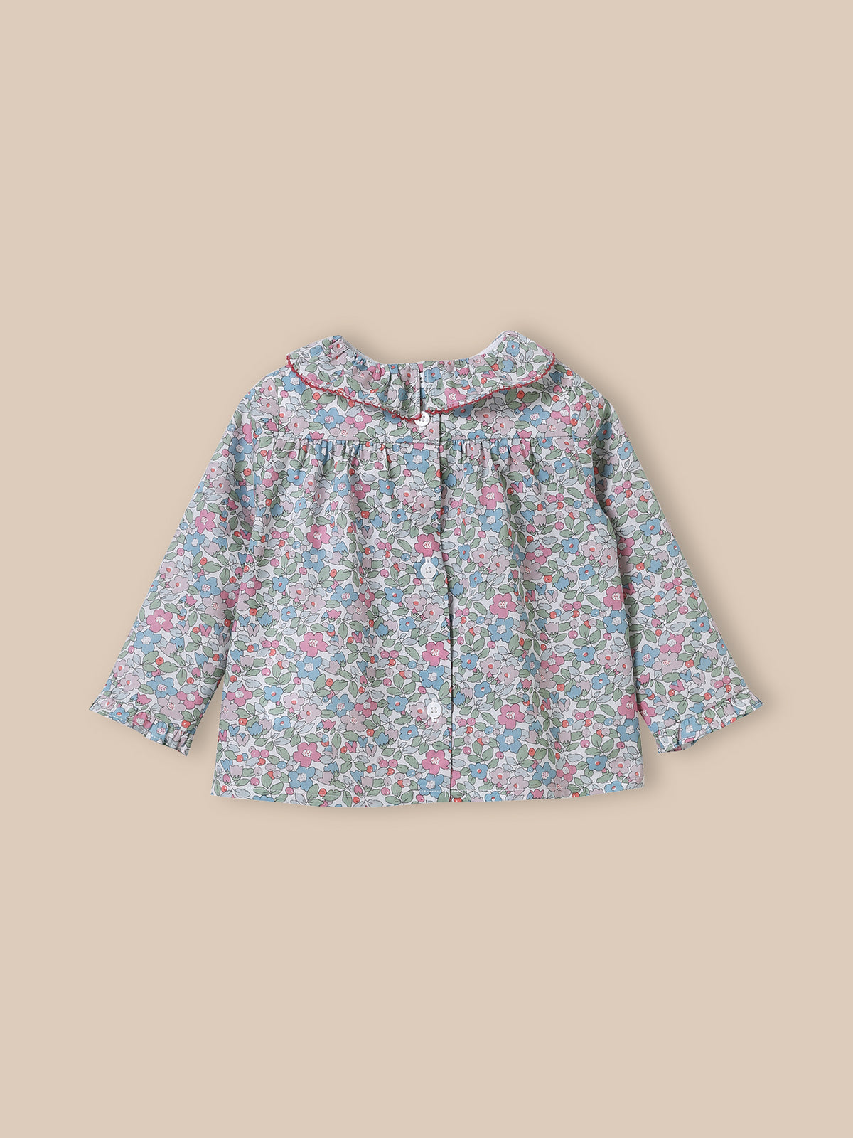 Baby's blouse made with Liberty fabric