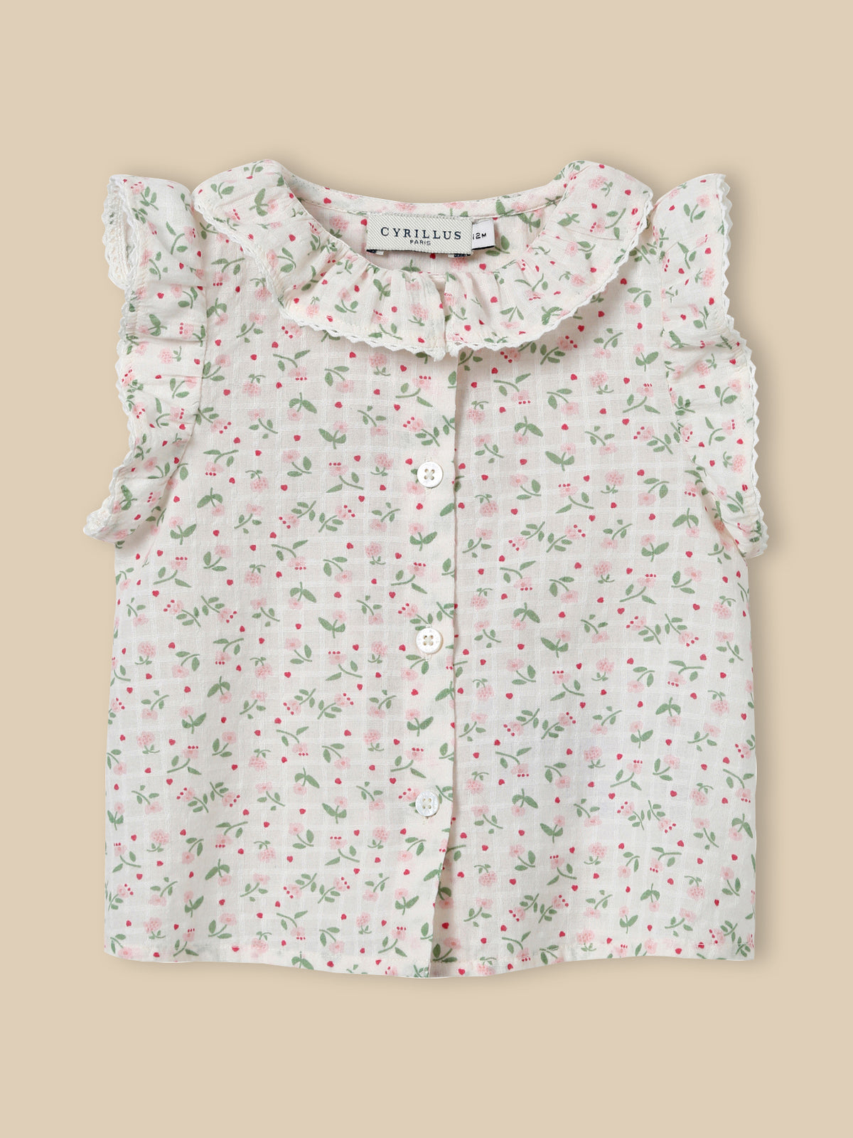 Blouse double gaze de coton Bébé