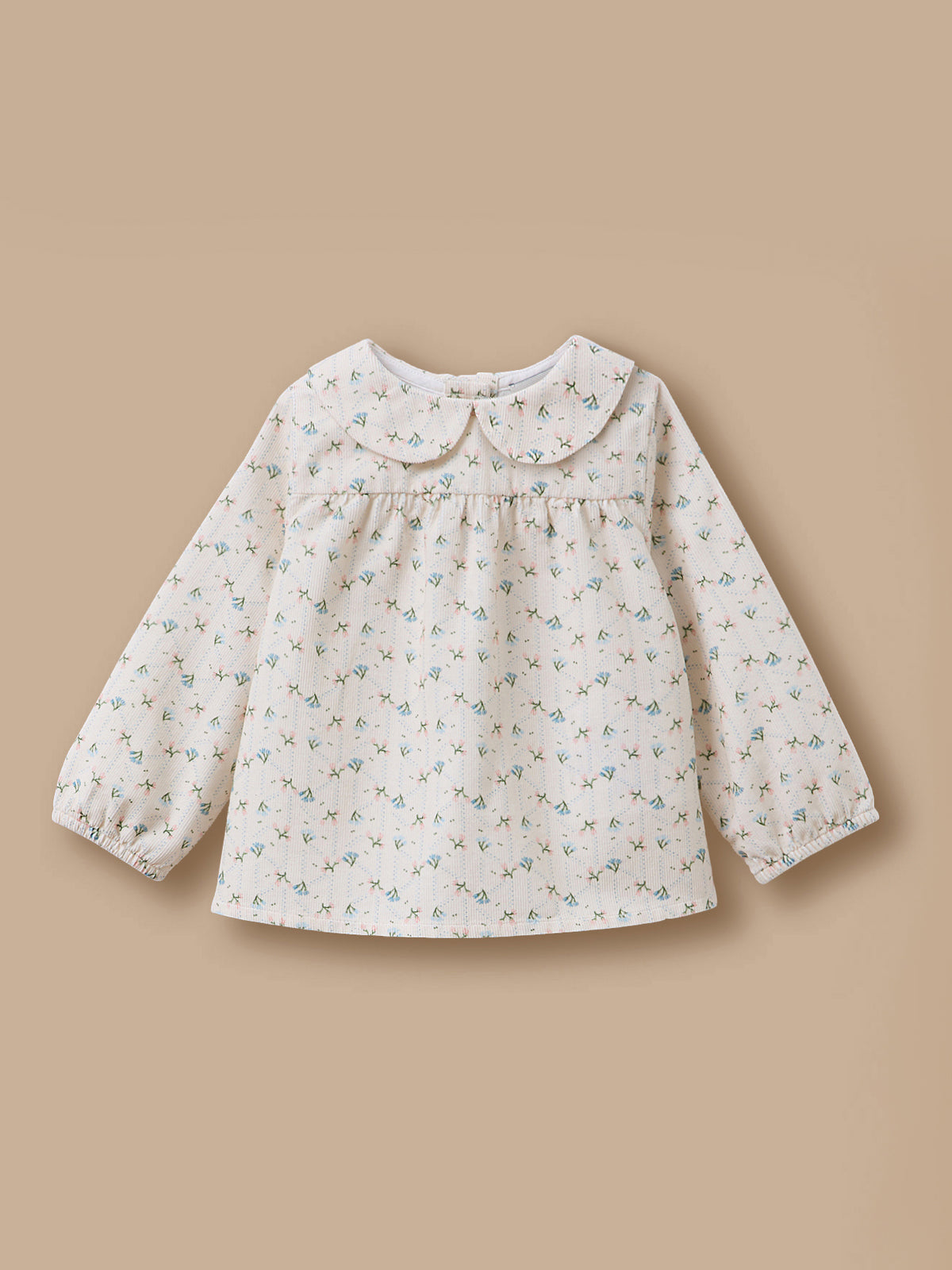 Blouse en velours imprimée Bébé