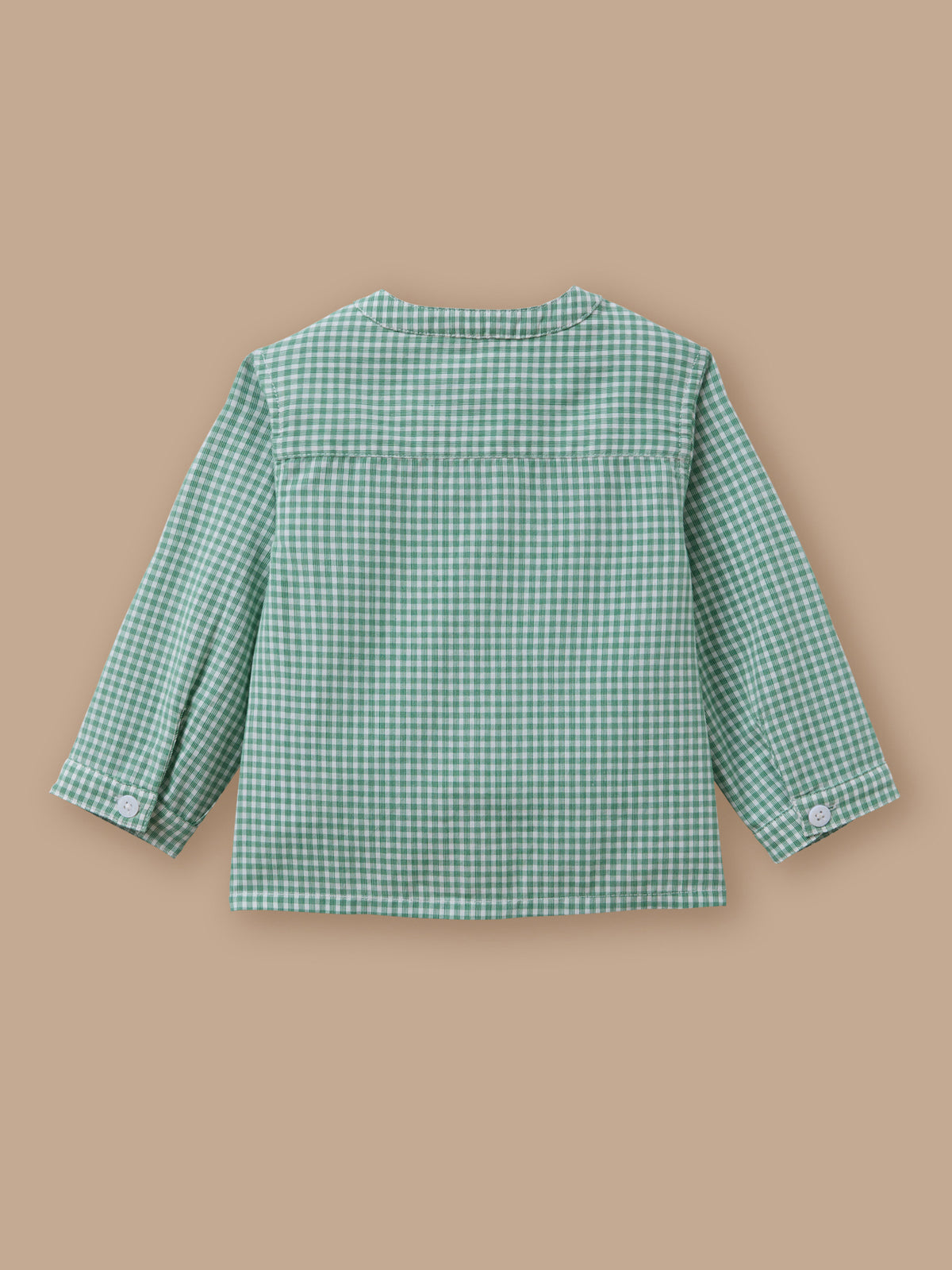 Baby gingham check shirt