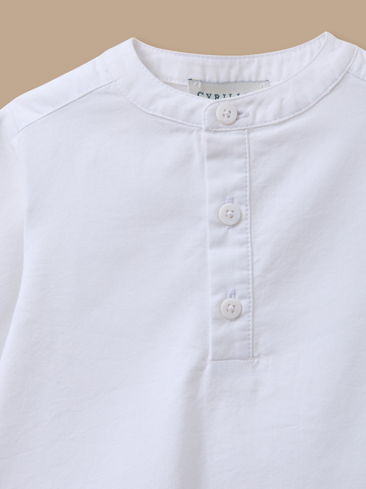 Ceremonial Oxford Baby Smock