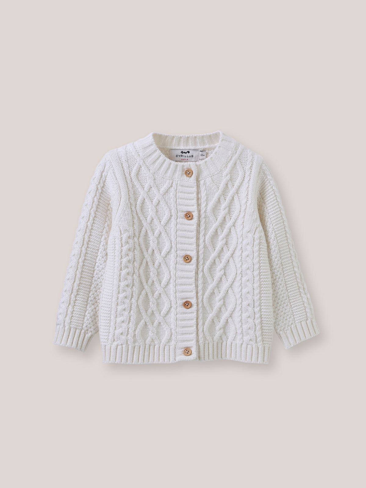 Cardigan Bébé à torsades