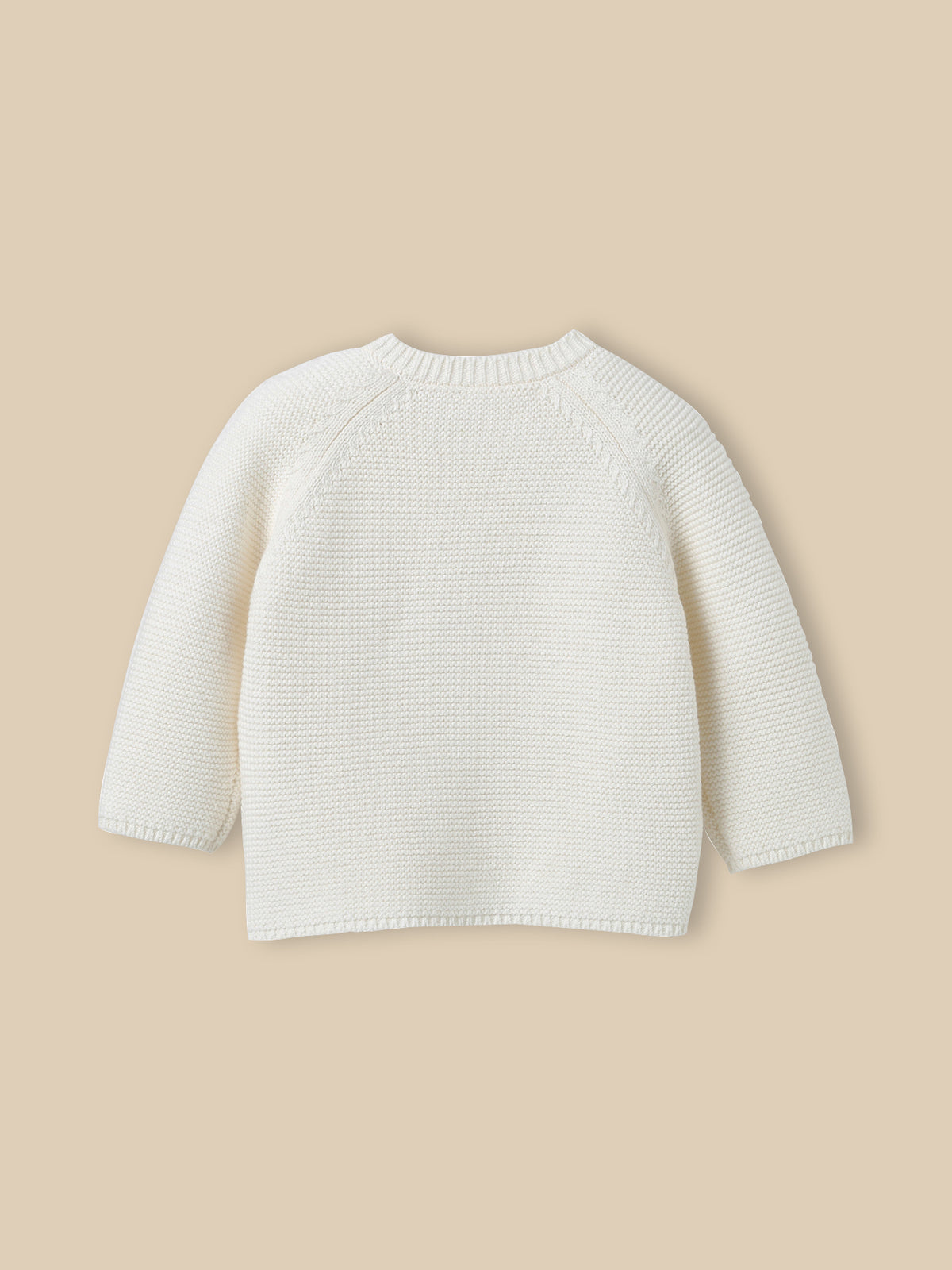 Cardigan en coton biologique et laine Bébé