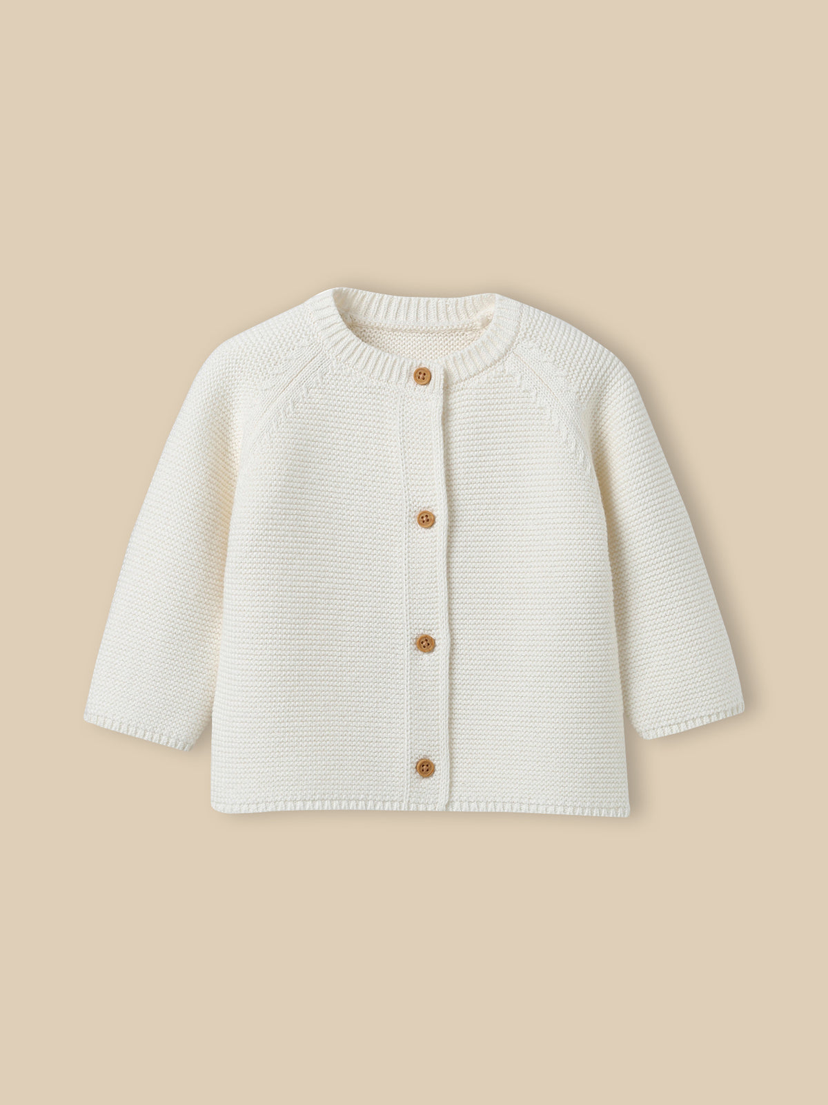 Cardigan en coton biologique et laine Bébé