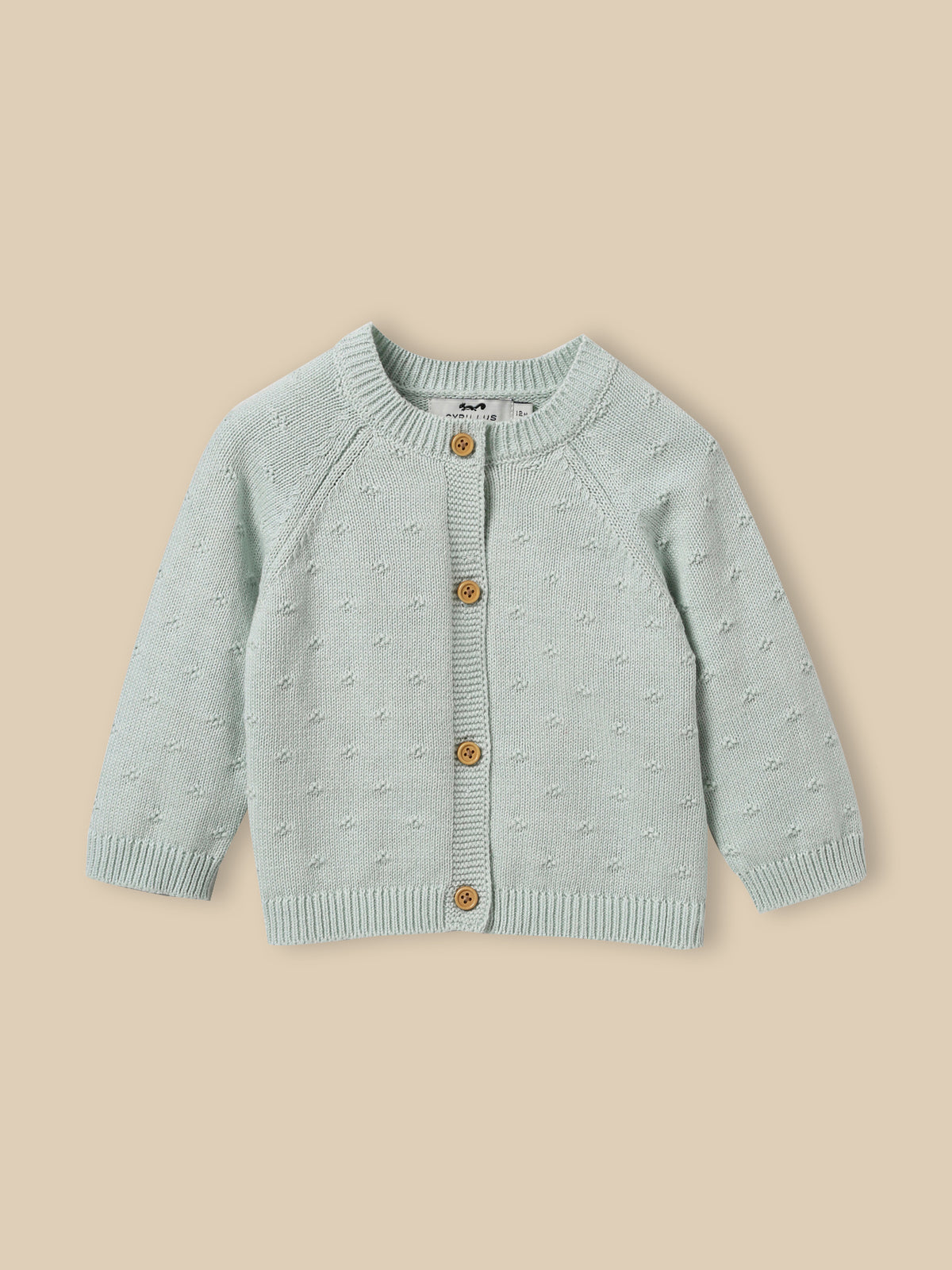 Cardigan maille ajourée bébé - Coton biologique