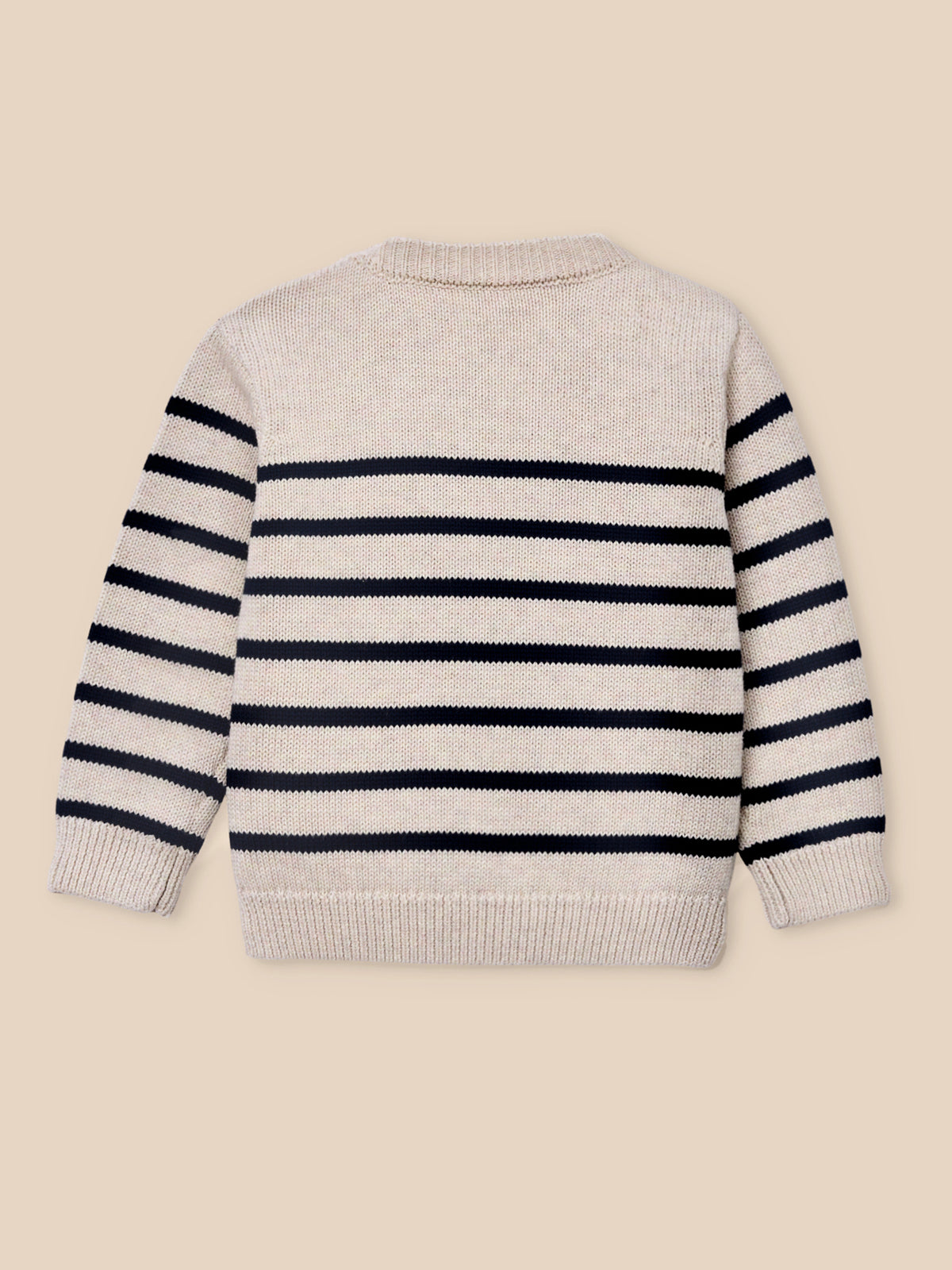 Baby striped jumper - Organic cotton