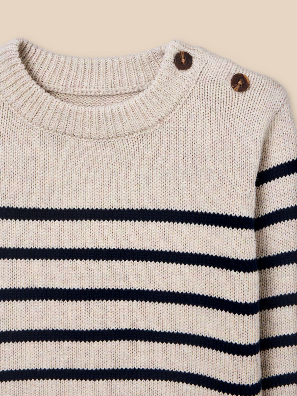 Baby striped jumper - Organic cotton