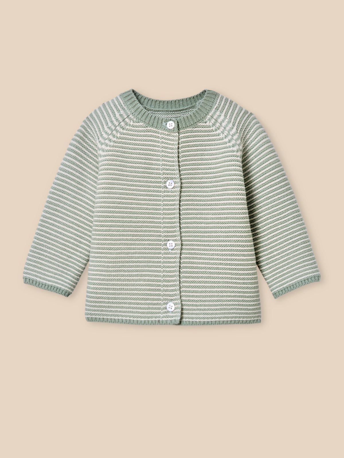 Cardigan rayé Bébé - Coton biologique