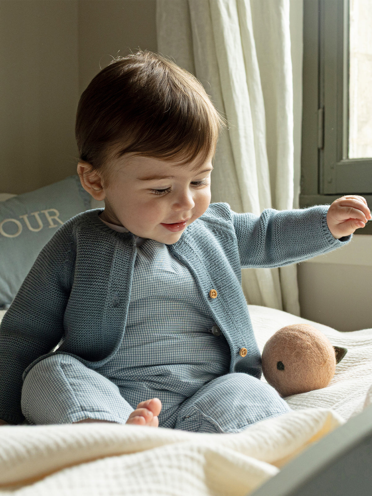 Organic Cotton Baby Cardigan