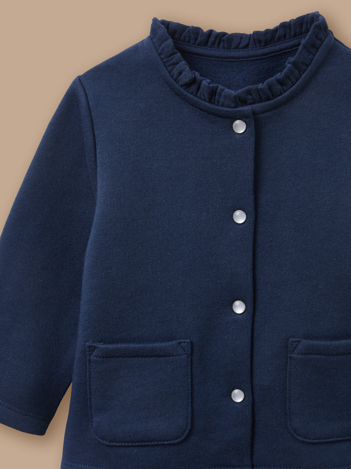 Cardigan en molleton bébé