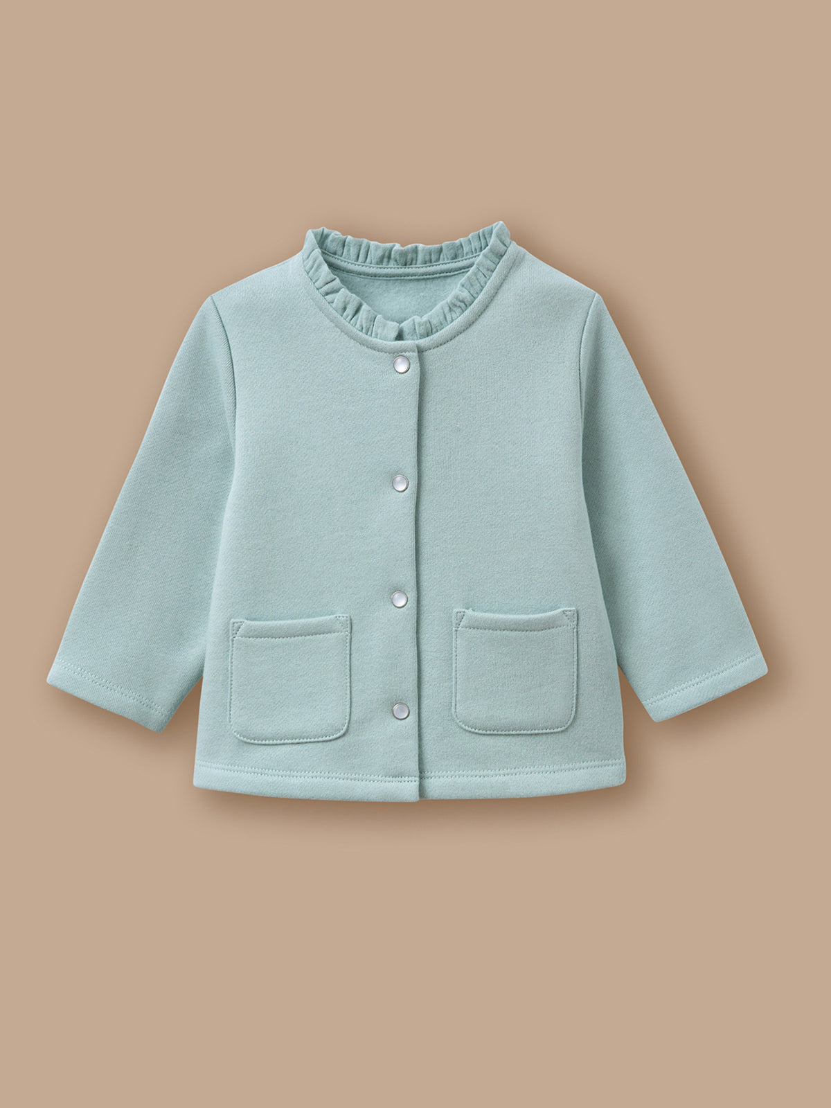 Cardigan en molleton bébé
